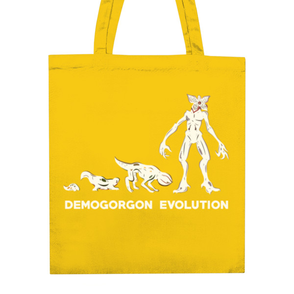Nákupní bavlněná taška s potiskem Demogorgon Evolution