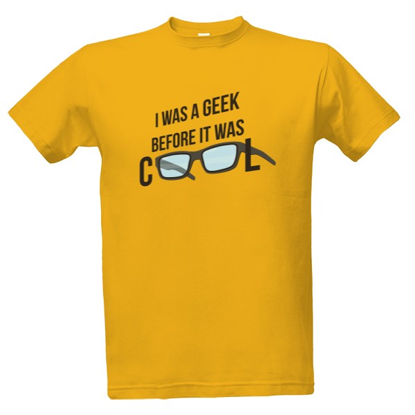 Tričko s potiskem Geek