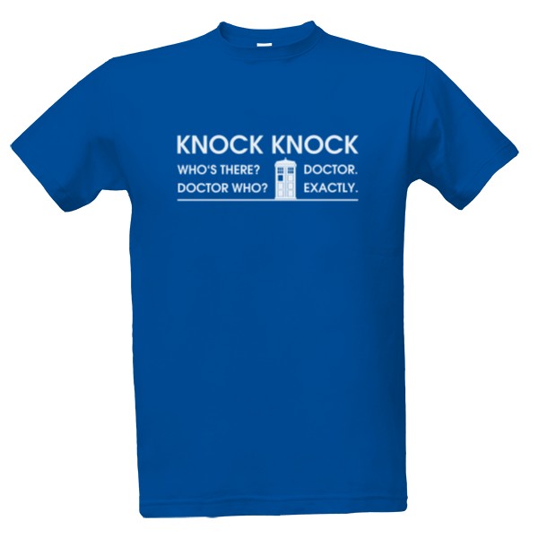 Tričko s potlačou Knock Knock