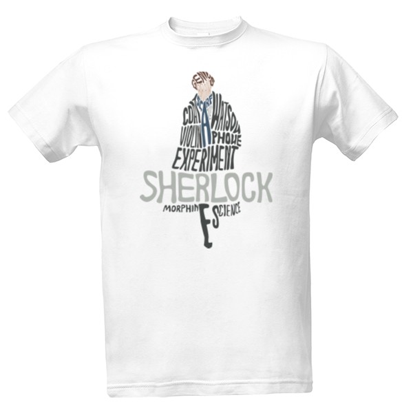 Tričko s potiskem Sherlock