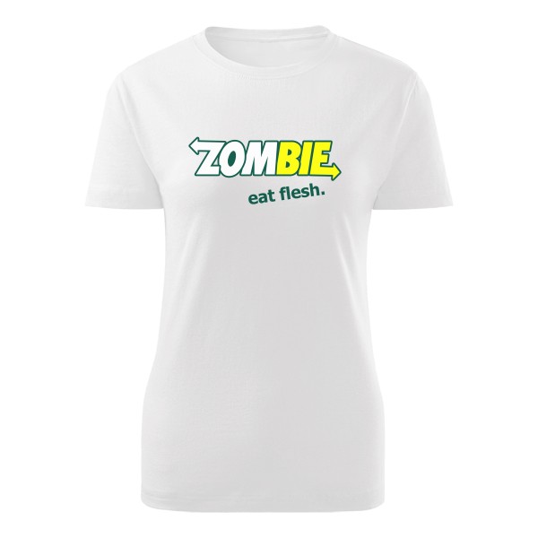 Tričko s potlačou Zombie-lady